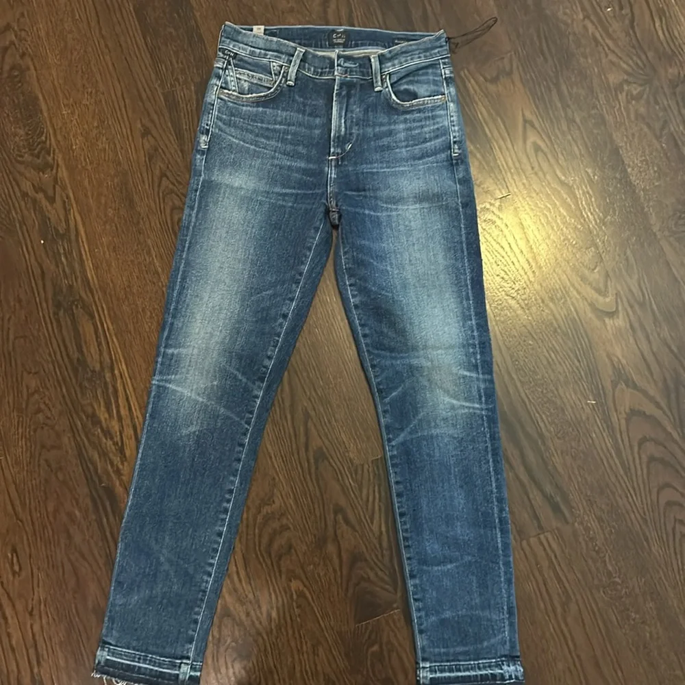 NWT Citizens of Humanity Rocket Crop High-Rise Skinny Jeans SZ 25 Z374_5
